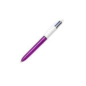 Στυλό Bic 4 Colours Ballpoint Shine Purple 1mm 310407
