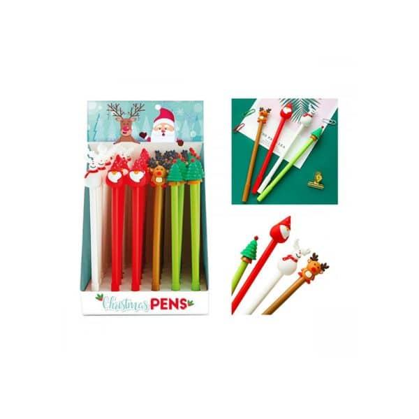 Στυλό Total XMAS BN1096 Christmas Plastic Pens (4 σχέδια)