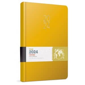 Ημερολόγιο Ημερήσιο 2024 Verona 17x24 cm Κίτρινο