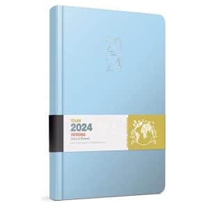 Ημερολόγιο Ημερήσιο 2024 Verona 17x24 cm Γαλάζιο